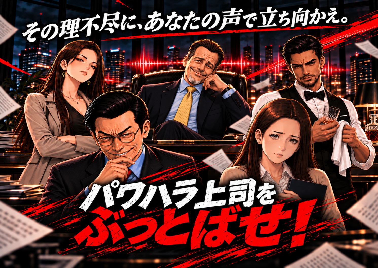 パワハラ上司をぶっとばせ! タイトル画像