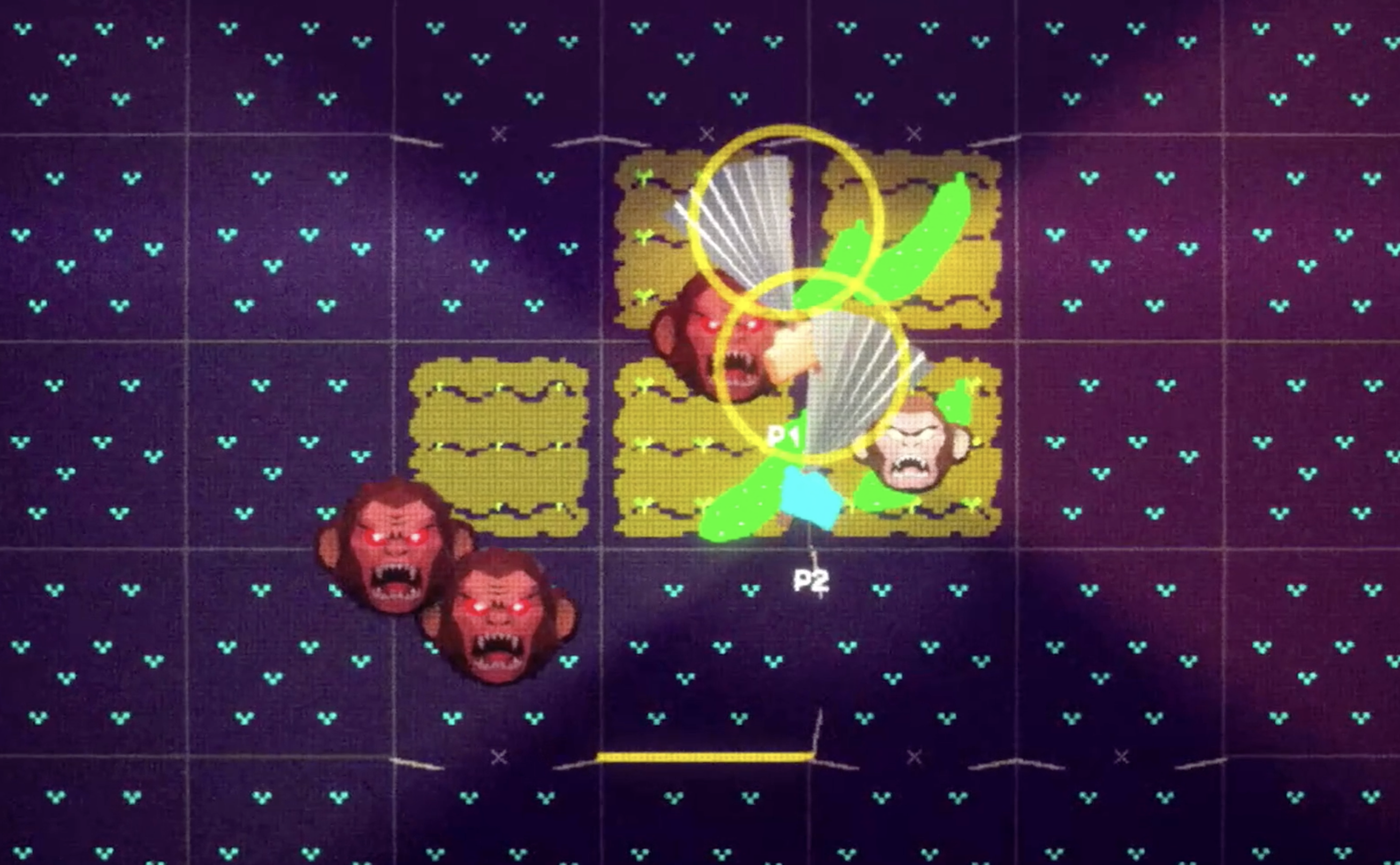 サルウォーズ ゲーム画面